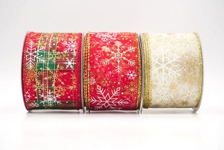 Glitterans Nativitatis Nives Flocculi Filum Ribbons_KF9978.KF9979.KF9980.KF9981 (2)